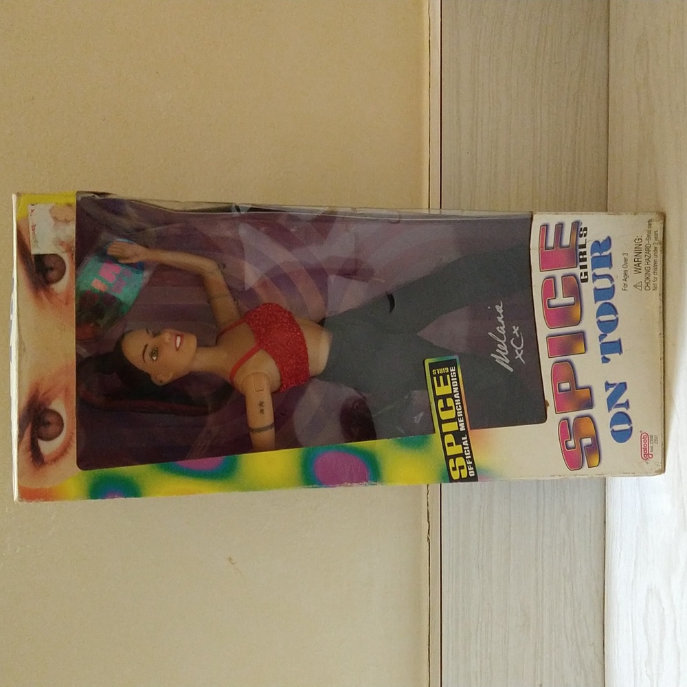 Vintage 1998 Spice Girl's On Tour Doll 12" Melanie C Sporty Spice Galoob Doll